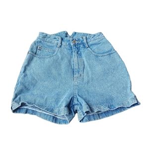Vintage 90s Carolina Blues Mom High Rise Denim Shorts Size 2/XS